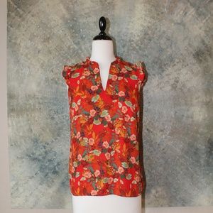 Rose + Olive Ruffle Sleeve Shirt